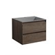 VINCEA База под раковину Luka 600 подвесная, 2 выкатных ящика soft-close, R.Oak VMC-2L600RO - фото 320244