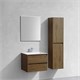VINCEA База под раковину Luka 600 подвесная, 2 выкатных ящика soft-close, T.Oak VMC-2L600TO - фото 320250