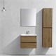 VINCEA База под раковину Luka 600 подвесная, 2 выкатных ящика soft-close, T.Oak VMC-2L600TO - фото 320251