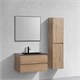 VINCEA База под раковину Luka 800 подвесная, 2 выкатных ящика soft-close, N.Oak VMC-2L800NO - фото 320292