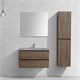 VINCEA База под раковину Luka 800 подвесная, 2 выкатных ящика soft-close, R.Oak VMC-2L800RO - фото 320301