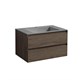 VINCEA База под раковину Luka 800 подвесная, 2 выкатных ящика soft-close, R.Oak VMC-2L800RO - фото 320302