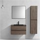 VINCEA База под раковину Luka 800 подвесная, 2 выкатных ящика soft-close, R.Oak VMC-2L800RO - фото 320304