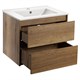 VINCEA База под раковину Gio 600 подвесная, 2 выкатных ящика soft-close, T.Oak VMC-2G600TO - фото 320388