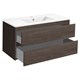 VINCEA База под раковину Gio 100 подвесная, 2 выкатных ящика soft-close, R.Oak VMC-2G100RO - фото 320478