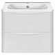 VINCEA База под раковину Paola 600 подвесная, 2 выкатных ящика soft close, G.White VMC-2P600GW - фото 320599