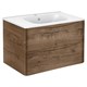 VINCEA База под раковину Paola 800 подвесная, 2 выкатных ящика soft close, V.Oak VMC-2P800VO - фото 320650