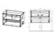 VINCEA База под керамическую раковину Mia 750 подвесная, 2 выкатных ящика soft close, Beton VMC-2MC750BT - фото 320726