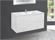 VINCEA База под керамическую раковину Mia 1000 подвесная, 2 выкатных ящика soft close, G.White VMC-2MC100GW