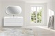VINCEA База под керамическую раковину Mia 1200 подвесная, 2 выкатных ящика soft close, G.White VMC-2MC120GW - фото 320831