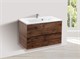 VINCEA База под раковину Mia 800 подвесная, 2 выкатных ящика soft close, R.Wood VMC-2MA800RW - фото 320913