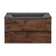 VINCEA База под раковину Mia 900 подвесная, 2 выкатных ящика soft close, R.Wood VMC-2MA900RW - фото 320962