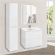 VINCEA База под раковину Mia 600 подвесная, 2 выкатных ящика soft close, G.White VMC-2MA600GW - фото 320989