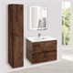 VINCEA База под раковину Mia 650 подвесная, 2 выкатных ящика soft close, R.Wood VMC-2MA650RW - фото 321015