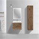VINCEA База под керамическую раковину Mia Slim 600 подвесная, 2 выкатных ящика soft close, V.Oak VMC-2MC600S1VO - фото 321105