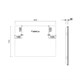 VINCEA Зеркало LED VLM-3VN900B 900х700 c сенсорным выключателем и диммером VLM-3VN900B - фото 321611