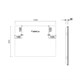 VINCEA Зеркало LED VLM-3VN100B 1000х800 c сенсорным выключателем и диммером VLM-3VN100B - фото 321616