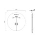 VINCEA Зеркало LED VLM-3DE800B 800x800 c сенсорным выключателем и диммером VLM-3DE800B - фото 321701