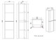 VINCEA Шкаф Caprise VSC-4CA150MG-L подвесной, левый, 1500*404*350, серый матовый VSC-4CA150MG-L - фото 321735
