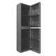 VINCEA Шкаф Caprise VSC-4CA150MLG-L подвесной, левый, 1500*404*350, светло-серый матовый VSC-4CA150MLG-L - фото 321737
