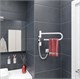 VINCEA Полотенцесушитель электрический VTD-1P1WE 39x25, белый, таймер VTD-1P1WE - фото 321862