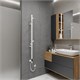 VINCEA Полотенцесушитель электрический VTD-1DWE 15х140, белый, таймер VTD-1DWE - фото 321868