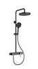VINCEA Душевая стойка VSFS-402MB, черный матовый VSFS-402MB - фото 322214