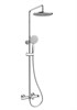 VINCEA Душевая стойка Rondo VSFS-1R1CH с изливом, хром VSFS-1R1CH - фото 322240