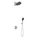 VINCEA Душевой комплект Inspire VSFW-3I22MT5CH встраиваемый, термостат, двухрежимный, хром VSFW-3I22MT5CH - фото 322603