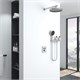 VINCEA Душевой комплект Inspire VSFW-3I21MT2RCH встраиваемый, термостатический, двухрежимный, хром VSFW-3I21MT2RCH - фото 322965