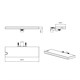 VINCEA Душевой комплект Inspire VSFW-3I22MT3RGM встраиваемый, термостат, двухрежимный, вороненая сталь VSFW-3I22MT3RGM - фото 323665