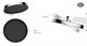 VINCEA Верхний душ Inspire VSHD-3I3CMB, черный VSHD-3I3CMB - фото 324685
