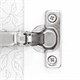 STYLE LINE Зеркальный шкаф Амелия 75 со светом ЛС-00000014 - фото 325208