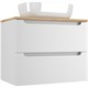 STYLE LINE Тумба подвесная "Бали 70" 2 ящика со столешницей БЕЛЫЙ СОФТ ЛС-00002338