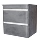 STYLE LINE El Fante Atlantica El Fante Тумба подвесная "Атлантика 60", Люкс бетон темный, (2 ящ.), со столешницей МДФ, PLUS СС-00002279