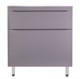 STYLE LINE El Fante Bergamo El Fante Тумба напольная "Бергамо мини 80" (2 ящ.) Люкс антискрейтч серый, PLUS СС-00002315