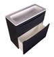 STYLE LINE El Fante Bergamo El Fante Тумба напольная "Бергамо мини 80" (2 ящ.) Люкс антискрейтч черный, PLUS СС-00002313