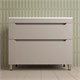 STYLE LINE Тумба напольная "Остин" под раковину Фортуна 100 2 ящ крем эмаль PLUS ЛС-00002401