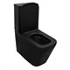 AZARIO Black King Унитаз-компакт 370х640х810 безободковый, с быстросъемным сиденьем микролифт, черный матовый (AZ-8303D) AZ-8303-D