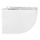 AZARIO Terso Унитаз подвесной 495x360x370 безободковый, слив "Скрытое Торнадо" с быстросъемным сиденьем "Микролифт" (AZ-092E-UQ3) AZ-092E-UQ3