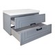 AZARIO Комплект Тумба ARMARIO 70/2 700х450х585 подвесная, с раковиной CLASSIK 70, серый матовый (CS00096963) CS00096963