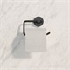 IDDIS Держатель для туалетной бумаги без крышки, черный матовый, сплав металлов, Sena, , SENSB00i43 SENSB00i43
