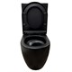 AZARIO Унитаз-компакт Cobalt-Black 610x360x805 напольный, безободковый, система смыва "скрытое Торнадо", с быстросъемным сиденьем "Микролифт", черный матовый (AZ-6089A-MB) AZ-6089A-MB