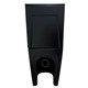 AZARIO Унитаз-компакт Cobalt-Black 610x360x805 напольный, безободковый, система смыва "скрытое Торнадо", с быстросъемным сиденьем "Микролифт", черный матовый (AZ-6089A-MB) AZ-6089A-MB