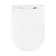 AZARIO Унитаз подвесной SONGO 360х520х365 безободковый, система смыва "Скрытое Торнадо", с быстросъемным сиденьем "Микролифт" (AZ-5180T-WHT) AZ-5180T-WHT