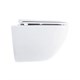 AZARIO Унитаз подвесной RUMBA 360х520х365 безободковый, система смыва "Скрытое Торнадо", с быстросъемным сиденьем "Микролифт" (AZ-5175T-WHT) AZ-5175T-WHT