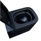 AZARIO Унитаз подвесной Cascad-Black 360х520х365 безободковый, система смыва "скрытое Торнадо", с быстросъемным сиденьем "Микролифт", черный матовый (AZ-2303A-MB) AZ-2303A-MB