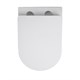 AZARIO Унитаз подвесной LISTA 490х365х340 безободковый, система смыва "Скрытое Торнадо", с быстросъемным сиденьем "Микролифт" (AZ-1177T) AZ-1177T