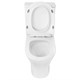 AZARIO Унитаз-компакт Reina 630х360х815 напольный, безободковый, слив "Скрытое Торнадо", с быстросъемным сиденьем "Микролифт" (AZ-2785T) AZ-2785T