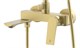 AZARIO Душевая система Lursy с квадратным тропическим душем, керамический картридж, шланг 150 см, золото матовое (AZ-K2349MG) AZ-K2349MG